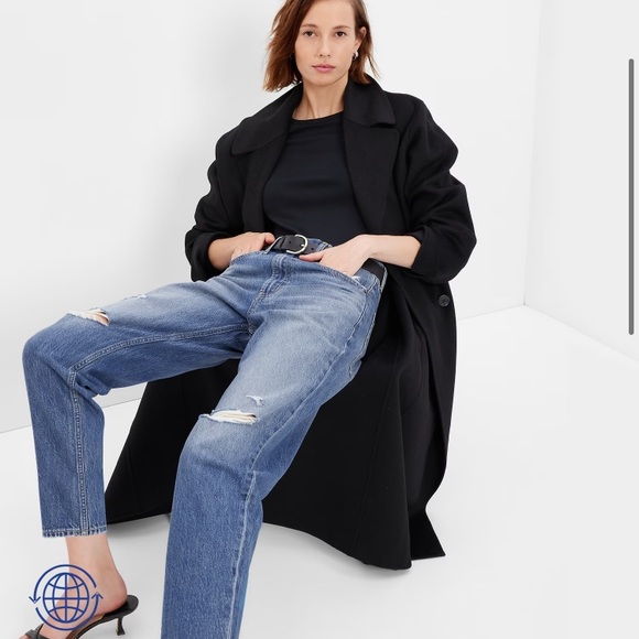 GAP Denim - New Gap Barrel High Rise no stretch jeans women’s size 18 regular